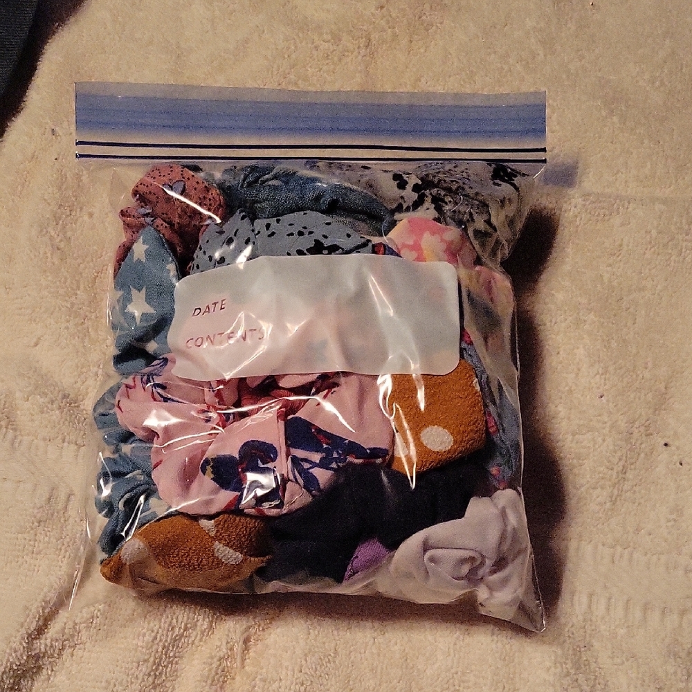 Assorted Scrunchies Set